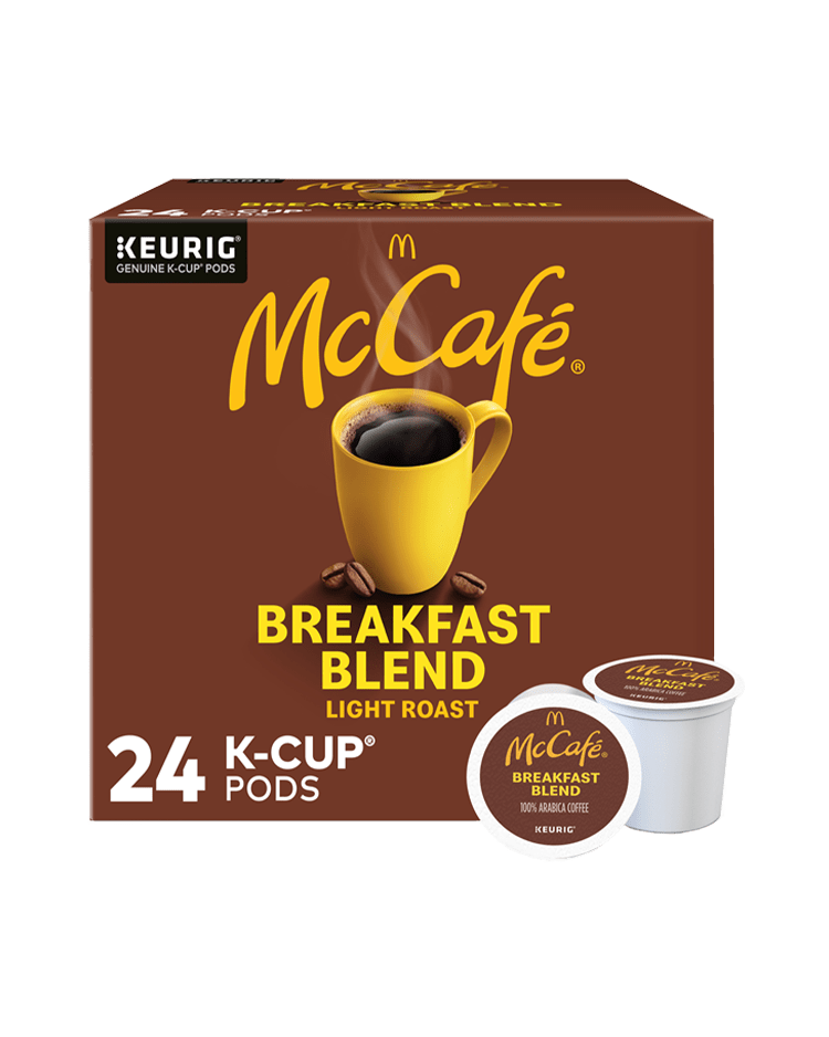 McCafe Breakfast Blend Keurig Genuine K Cup 24 Pods