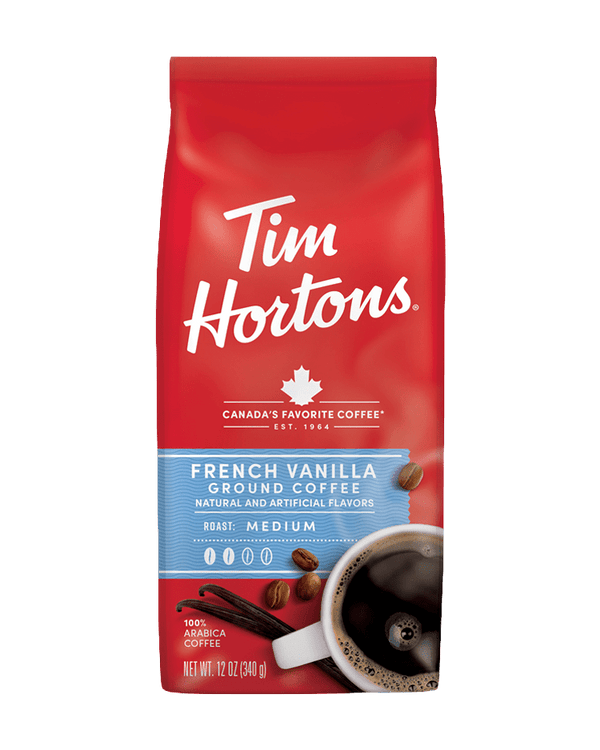 Tim Hortons French Vanilla Ground Coffee 