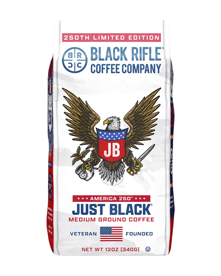 Black Rifle Coffee Just Black Roast - Limited RWB Edition Ground Coffee 340g