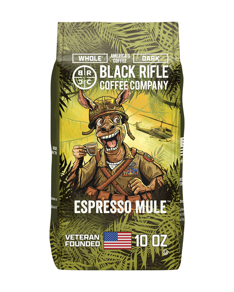 Black Rifle Coffee Espresso Mule Roast Whole Bean Coffee 300g