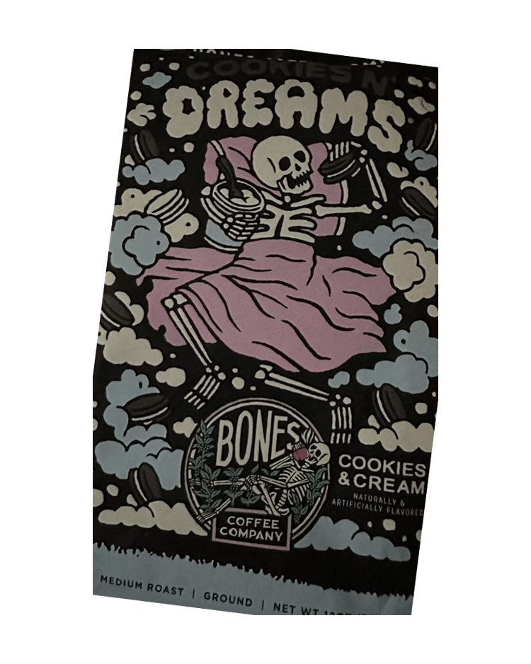 Bones Coffee Company Cookies 'N Dreams Ground Coffee 340g