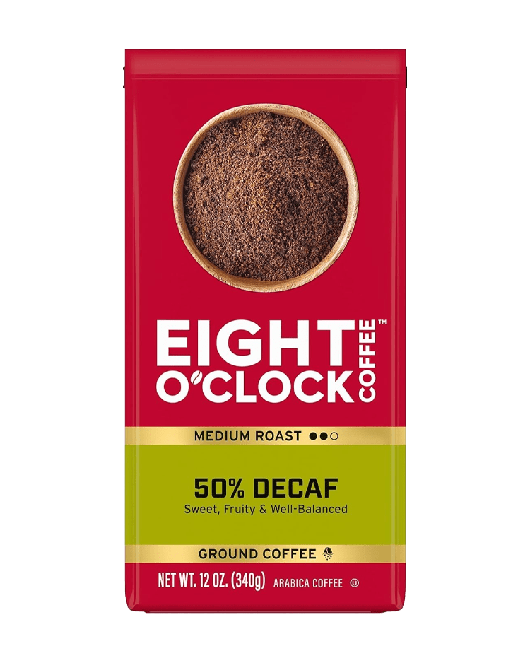 Eight O'Clock Coffee 50% Decaf Ground Coffee 340g