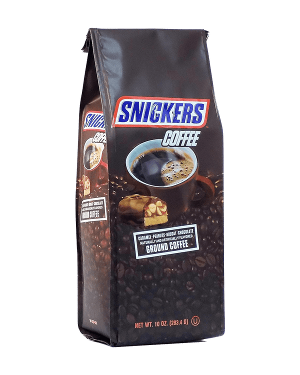 White Coffee Snickers Flavoured Ground Coffee 283g