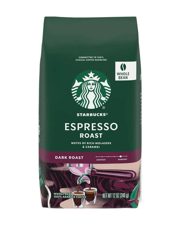 Starbucks Espresso Roast Whole Bean Coffee 340g