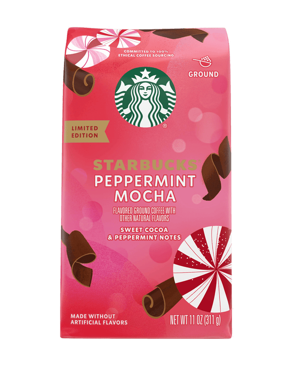 Limited Edition Starbucks Peppermint Mocha Ground Coffee 311g