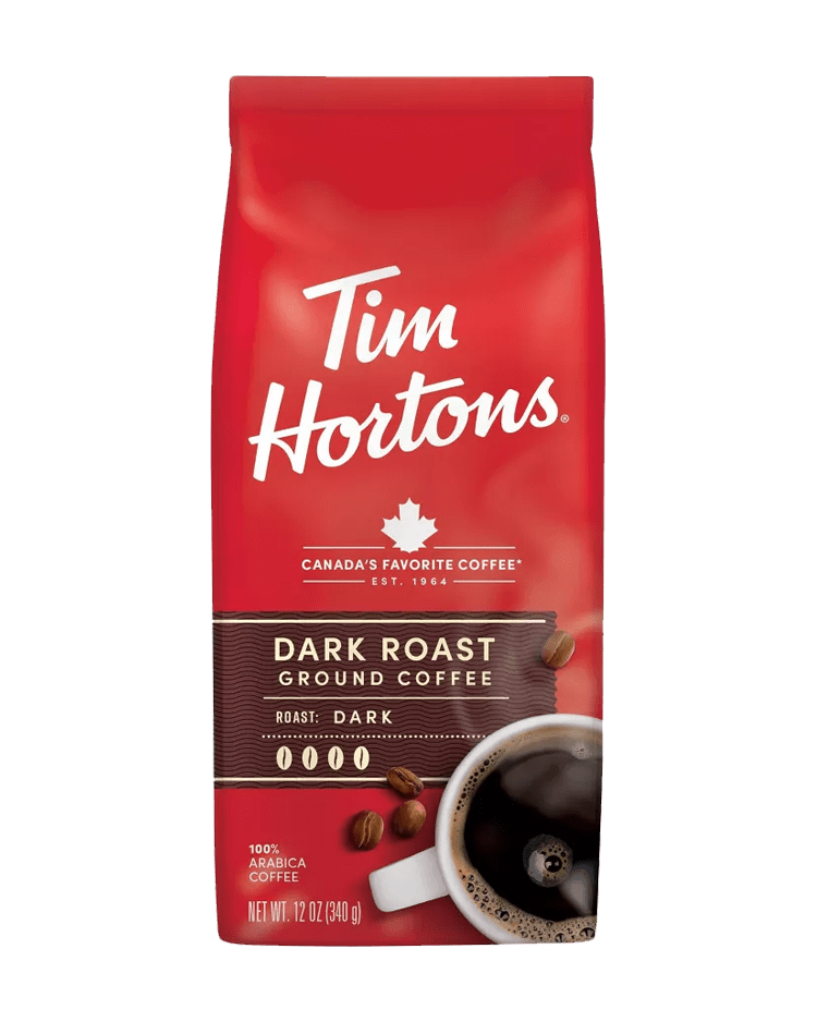Tim Hortons Dark Roast Ground Coffee 340g