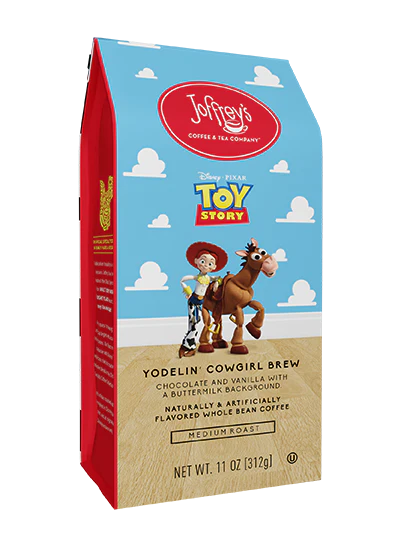 Disney (Joffrey's) Disney Toy Story Yodelin' Cowgirl Brew Whole Bean Coffee 312g