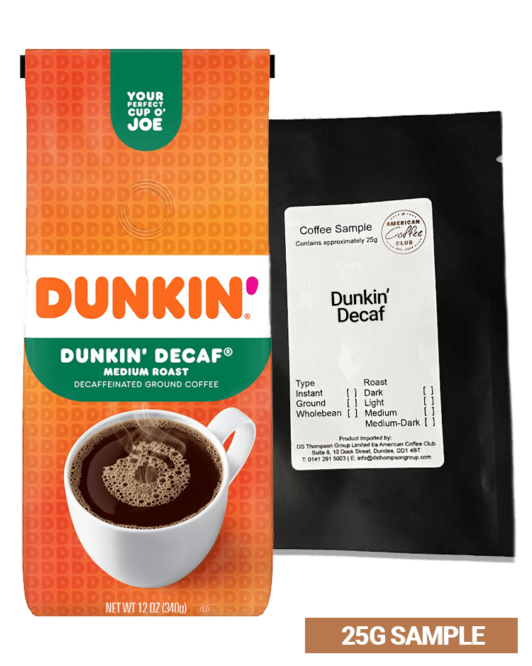 Dunkin' Kaffeeproben