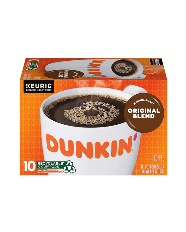 Dunkin' Original Blend Coffee Genuine Keurig K-Cup 10 Pods