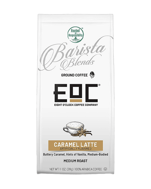 Eight O'Clock Barista Blends Caramel Latte Ground Coffee