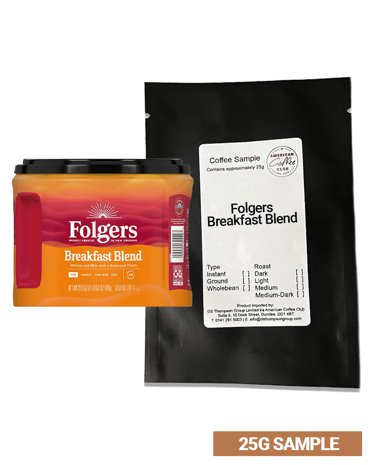 Folgers Kaffeeproben