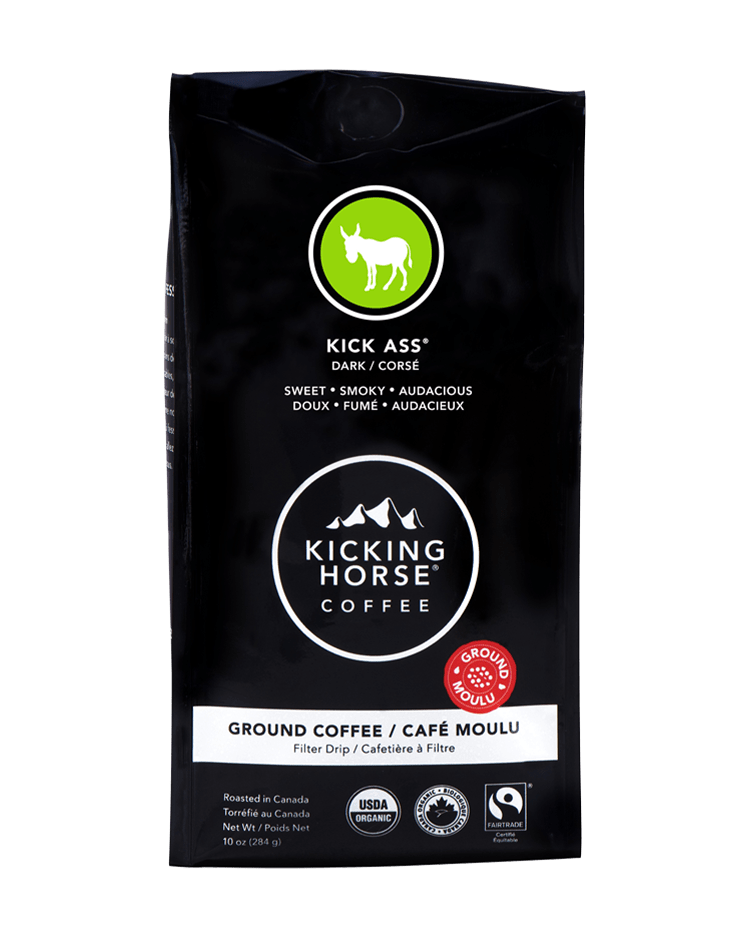 Kicking Horse Coffee Kick Ass Dark Roast Ground Coffee