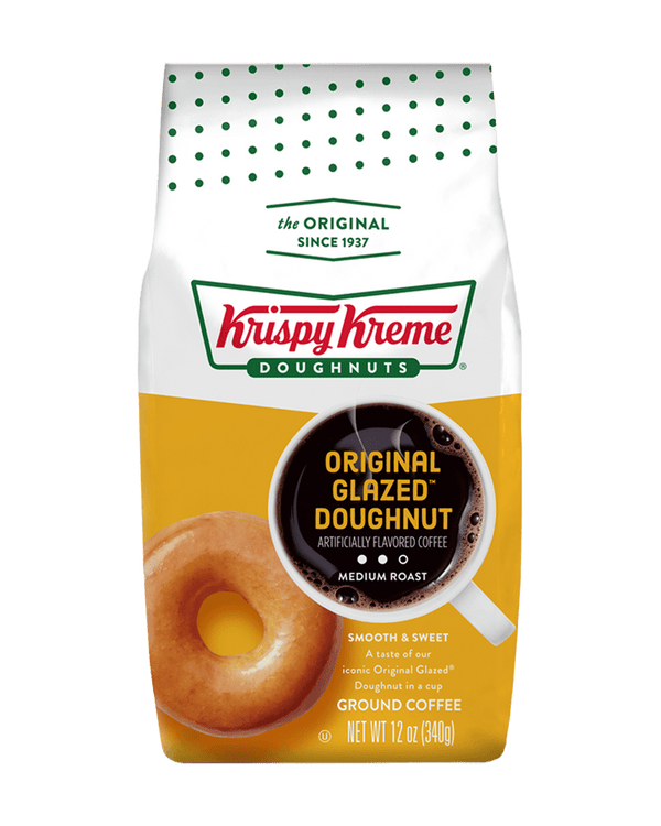 Krispy Kreme Doughnuts Original Glazed Donut Ground Coffee