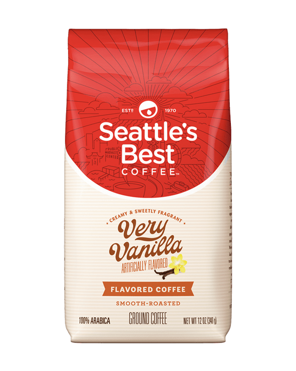 Seattle's Best Coffee Very Vanilla Ground Coffee 