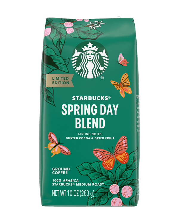 Limited Edition Starbucks Spring Day Blend Ground Coffee 283g