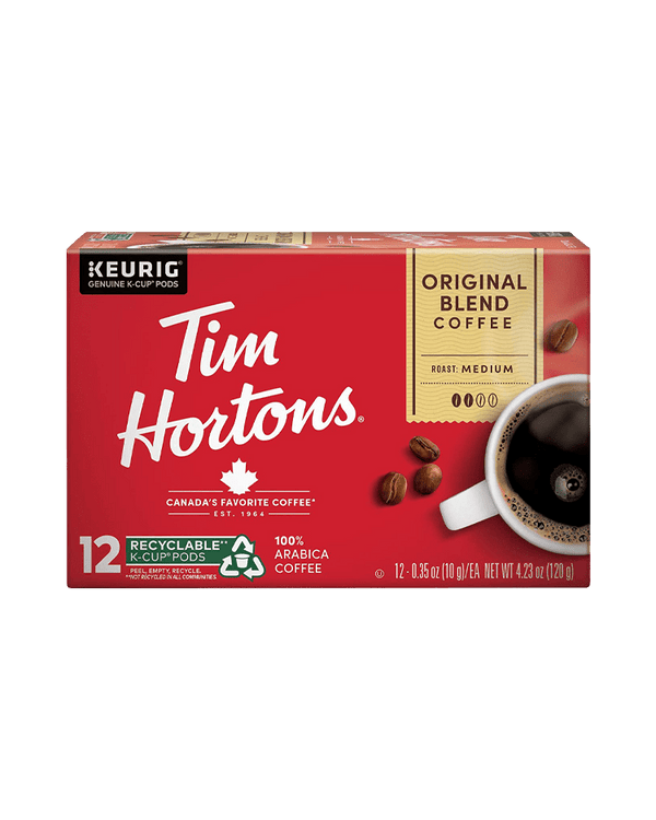 Tim Hortons Original Blend Keurig Genuine K-Cup 12 Pods